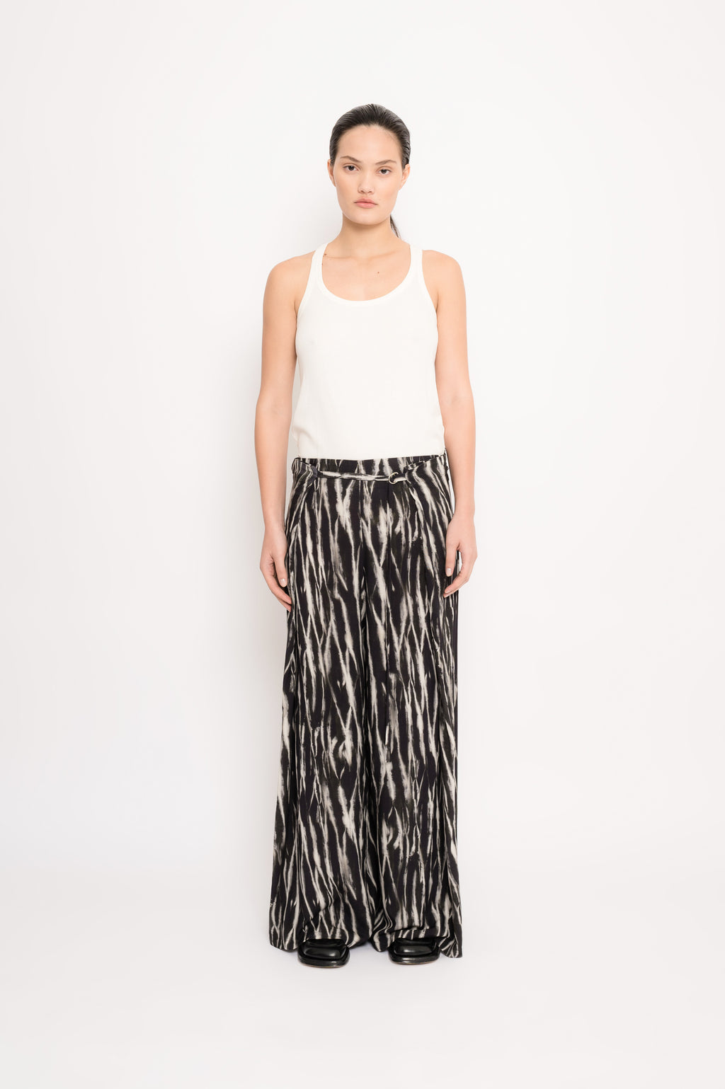 Wrapped Printed Pants | Papel