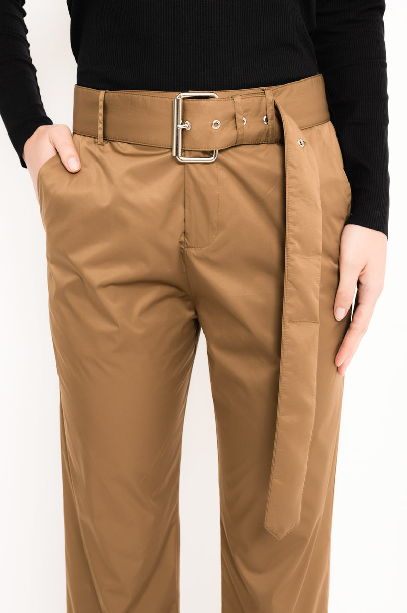 Taffeta Pants with Removable Belt | Pincel