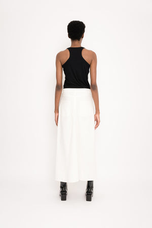 Long Evase Cotton Skirt | Lona