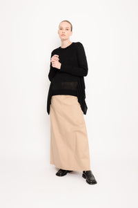 Asymmetric Knit Sweater | Macaneta