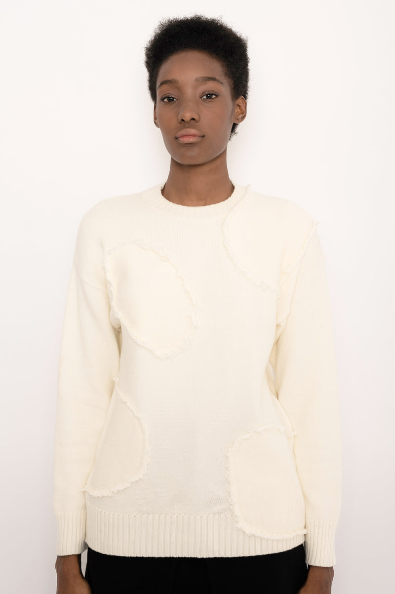 Knit Sweater with Patches | Martelo