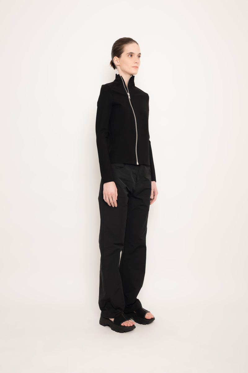 Asymmetric Compact Jersey Jacket | Barril