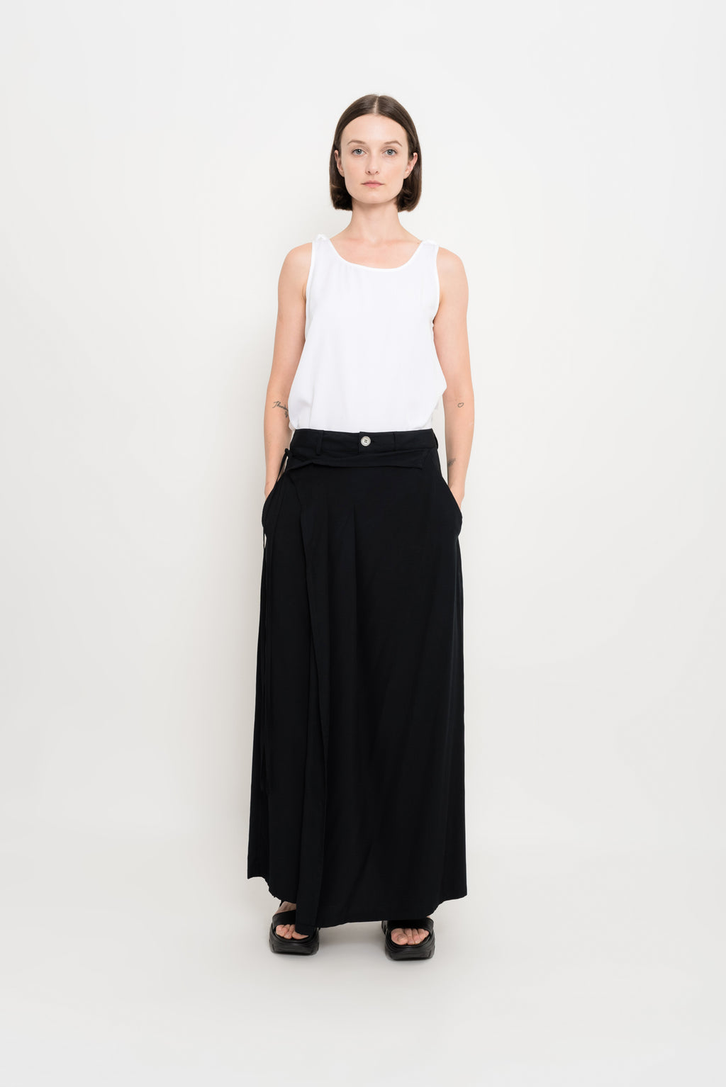 Modal Crossover Culottes Pants | Pao