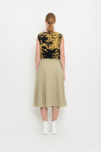 Evase Skirt With Cutouts | Marisco