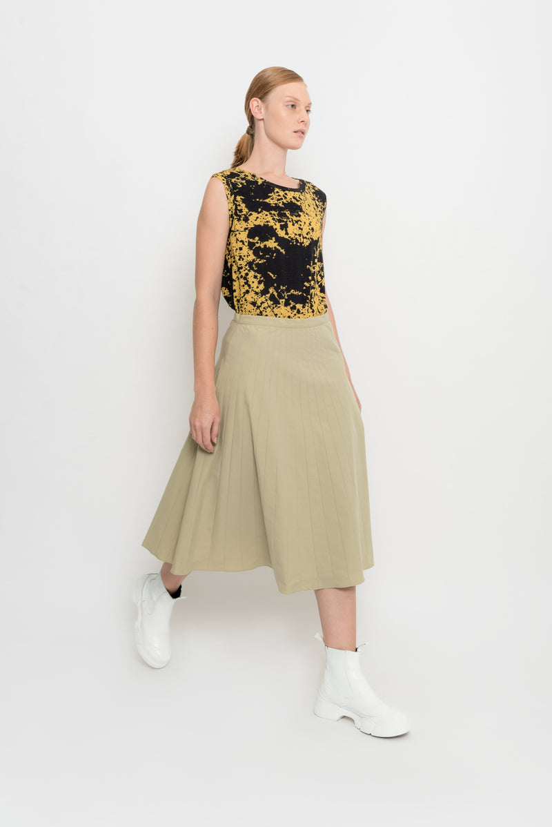 Evase Skirt With Cutouts | Marisco
