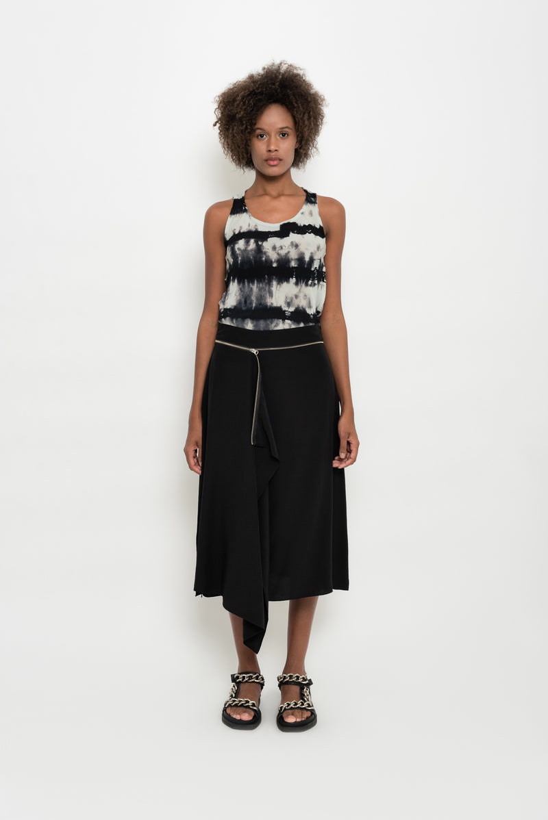 Midi Skirt With Overlap | Medusa