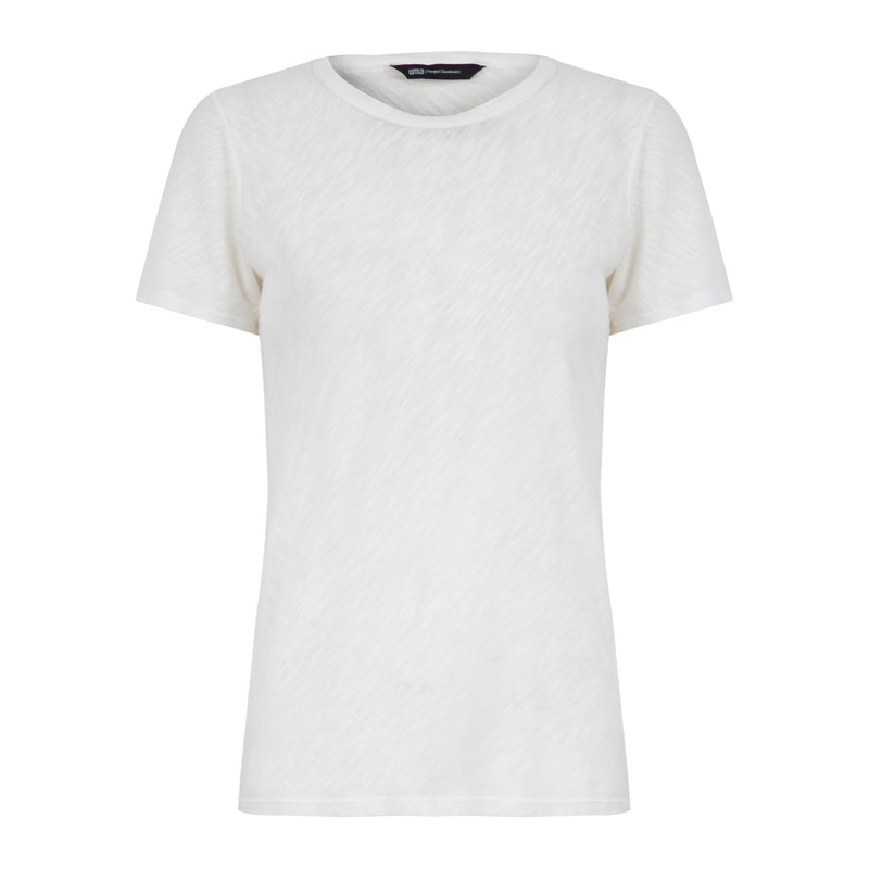 Bias-Cut Short Sleeve T-Shirt | Cabo
