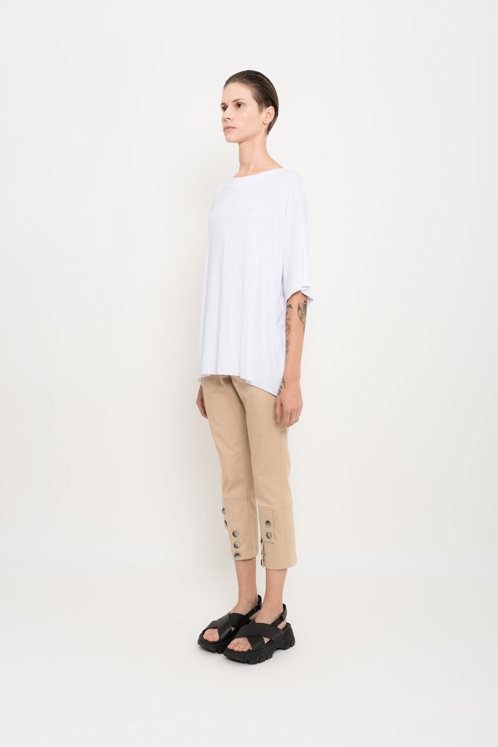 Modal Jersey Box T-Shirt | Chia