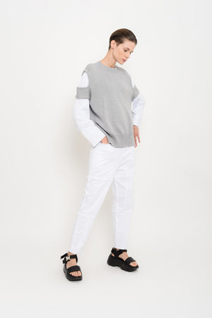 Knit Top with Shirt Sleeves | Boldo