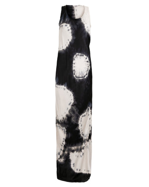 Long Tie-Dye Dress | Almond