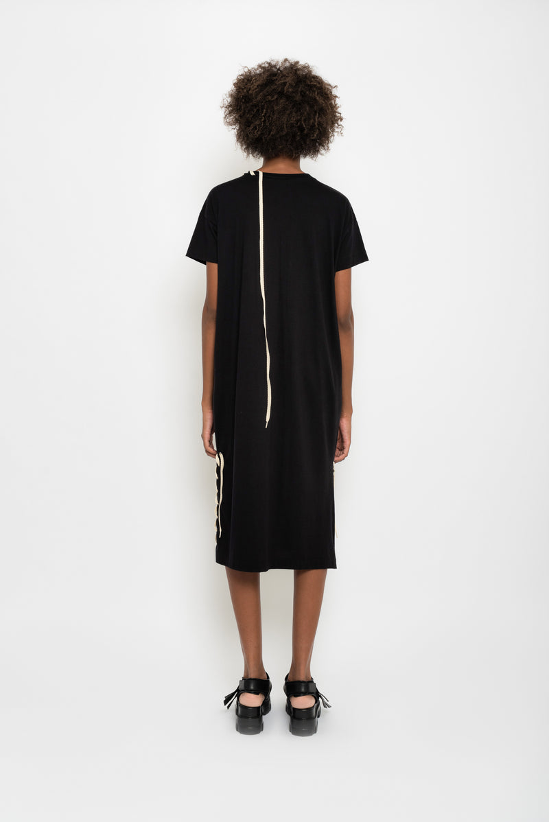 Cotton Jersey Midi Dress | Papagaio
