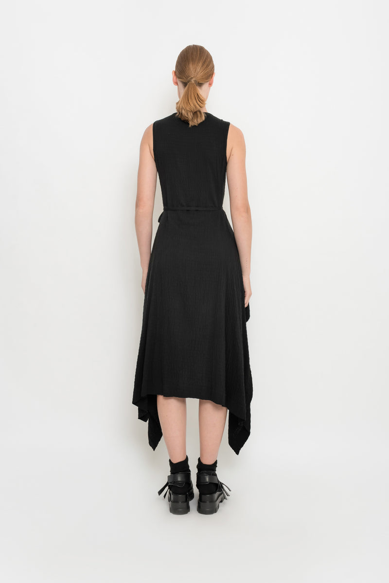 Crinkled Asymmetric Dress | Plancton
